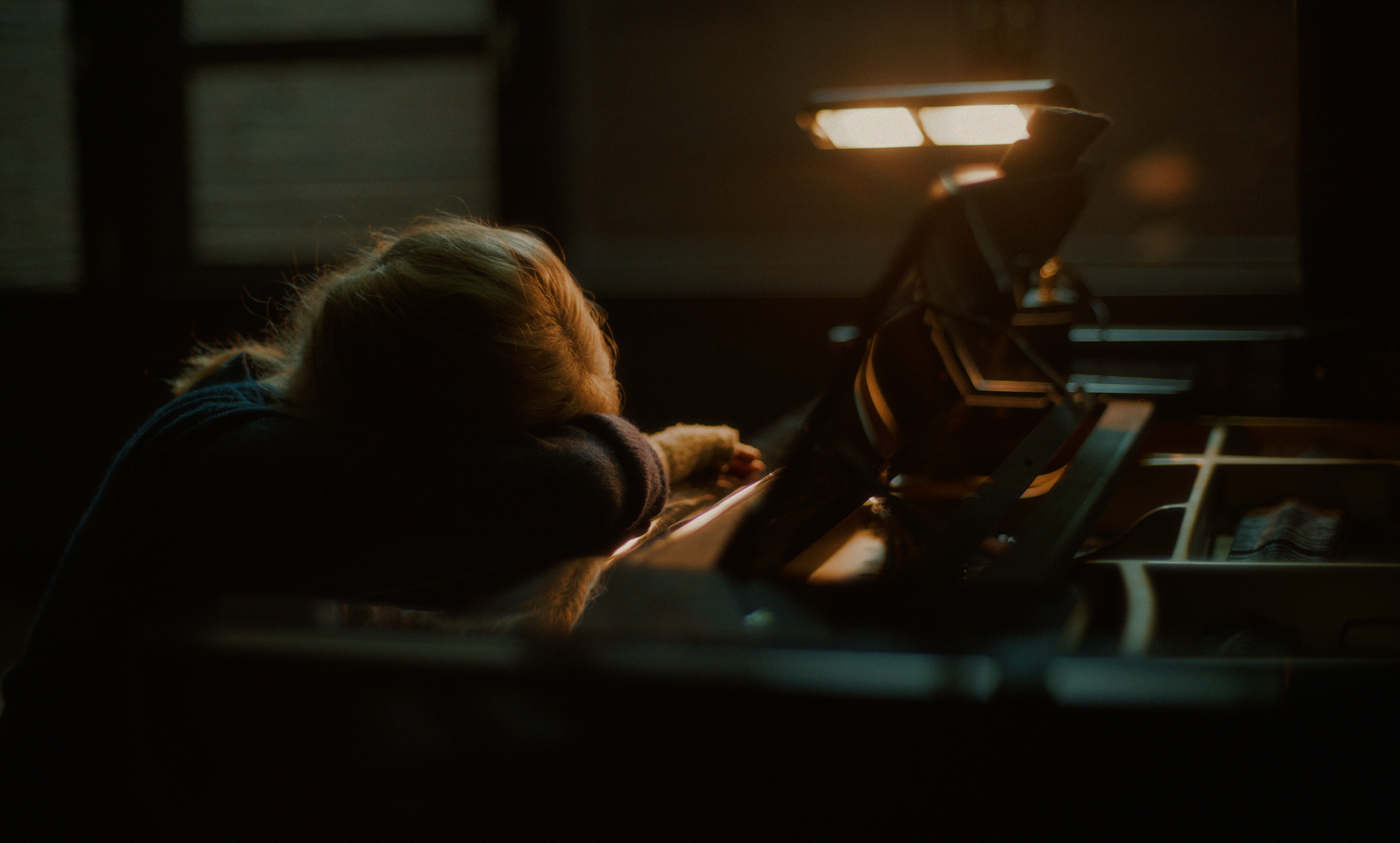 Nicole Huminski film - Family drama scene with cast